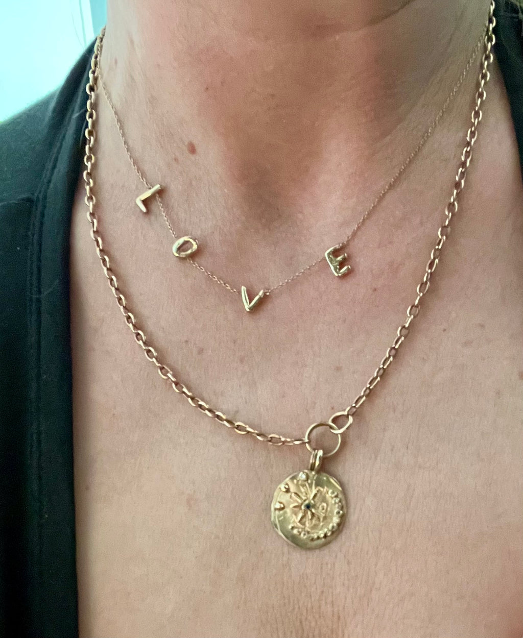 Celestial diamond pendant