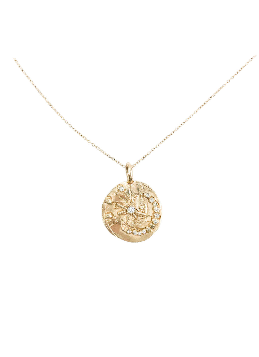 Celestial diamond pendant