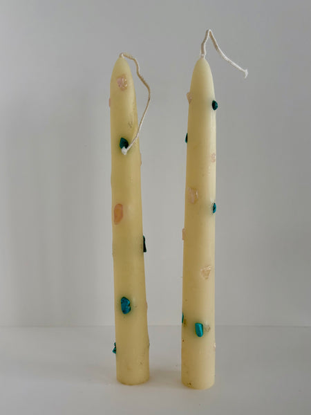Light Set Wish Gem set beeswax candles