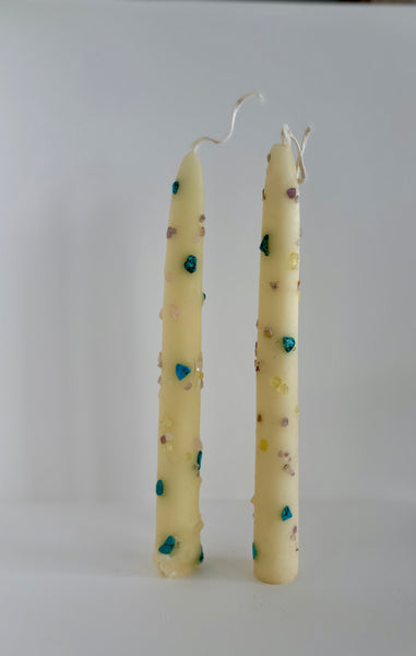 Light Set Wish Gem set beeswax candles