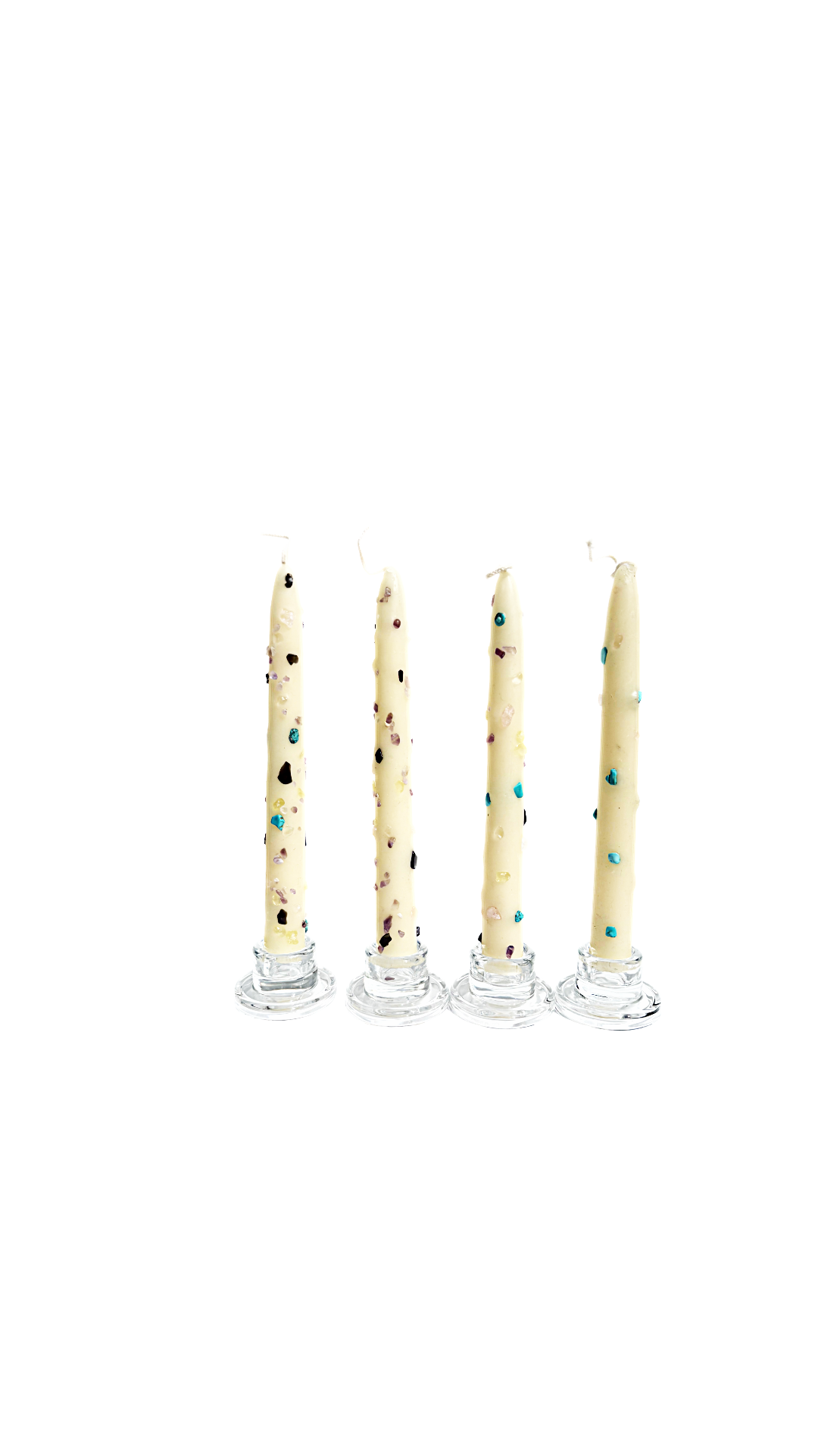 Light Set Wish | Natural Gem Beeswax Candle