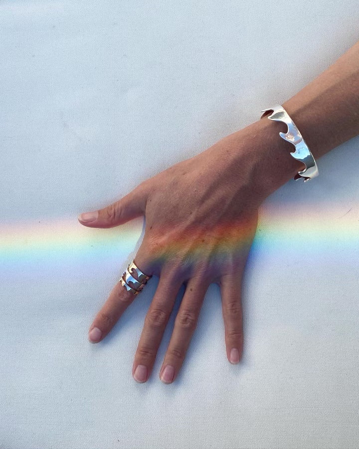 Thick Wave Ring
