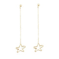 Tiny Star Dangle Earrings