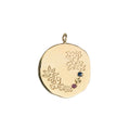 flower stone pendent