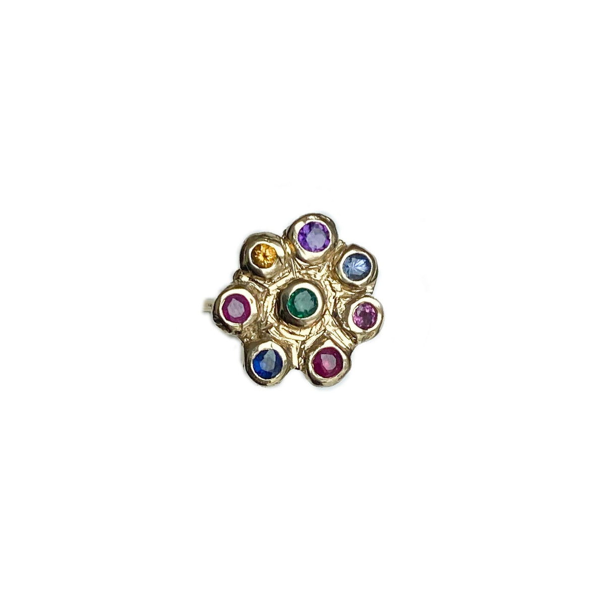 Precious Flower Shield ring